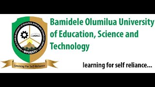 BOUESTI Post UTME and Direct Entry Screening Form Bamidele Olumilua University of Education Scien [upl. by Aivatnuahs308]