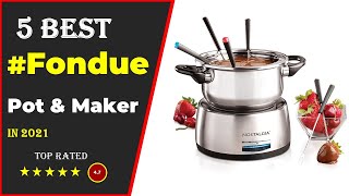 ✅ Top 5 Best Electric Fondue Pot 2021 With Buying Guide [upl. by Swihart430]