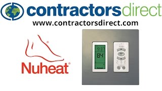 Nuheat SOLO Floor Heating Programmable Thermostat  5 Setting the Away Temperature [upl. by Ulysses]