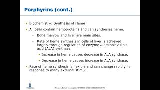 Clinical Chemistry Porphyrins and Myoglobin [upl. by Leatrice]