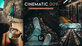 How to Edit Professional Photography Preset  Lightroom Cinematic Presets DNG Free Download [upl. by Jeu419]