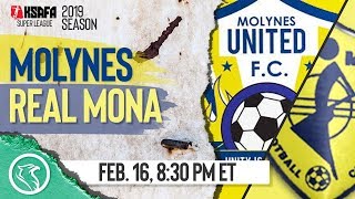 Molynes United FC vs Real Mona FC February 16 2019 KSAFA Super League [upl. by Sylvester]