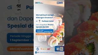 Nikmati pengalaman kuliner mewah di Sushi Ichi Jakarta bbriidsushiichipullmanhotel [upl. by Sarazen839]