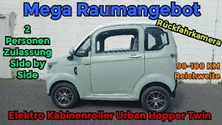 Innenraum Elektro Kabinenroller Urban Hopper Twin [upl. by Cerracchio]