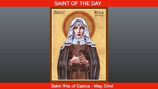 Saint Rita of Cascia  May 22nd [upl. by Osana293]