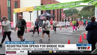 Registration opens for 33rd annual Enmarket Savannah Bridge Run [upl. by Mallina]