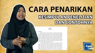 5 Cara Membuat Kesimpulan Penelitian dan Contohnya [upl. by Aelber608]