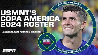 Full USMNT Copa America roster REACTION Is it better than the 2022 World Cup roster  ESPN FC [upl. by Schaffer96]