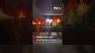 En Tlaxcala un motociclista cayó en un bache y perdió la vida HechosMeridiano 🚨 [upl. by Fraser]