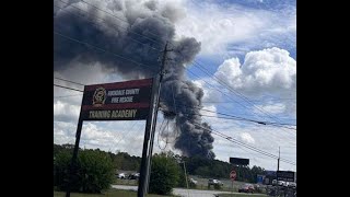 Conyers GA chemical plant fire [upl. by Ravid]