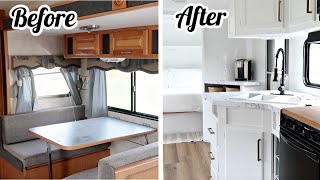 TINY HOME RV CAMPER REMODEL MAKEOVER DIY HOW TO 2021 TINY HOUSE TOUR [upl. by Huttan266]