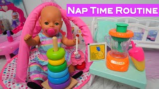 Baby Born doll Nap Time Routine and feeding [upl. by Balas]