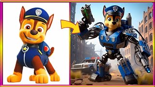 PAW PATROL Teams Up for 4 AMAZING Transformations [upl. by Ativla682]