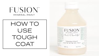 How To Tough Coat™ Matte WipeOn Poly  Fusion™ Mineral Paint [upl. by Eltsirc]