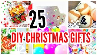 25 DIY Christmas Gifts Holiday Gift Ideas amp Presents [upl. by Ecinhoj]