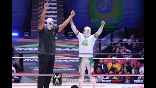 Reporte CMLL El atleta olímpico Carlos Sansores se hizo presente en la Arena México con Místico [upl. by Cailly290]