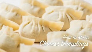 How to Make Chinese Dumplings recipe 饺子 [upl. by Egdamlat]