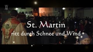 St Martin ritt durch Schnee und Wind [upl. by Nivlac]