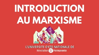 UDT2022 Introduction au marxisme [upl. by Erialcyram]