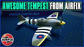 Airfix 172 Hawker Tempest Full Build New Tool  Great Kit [upl. by Kannav]