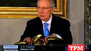 Harry Reid Toasts Obama At Inauguration Luncheon [upl. by Gilchrist718]