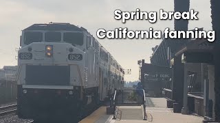 41123 Railfanning for a day at Fullerton [upl. by Alyahs]