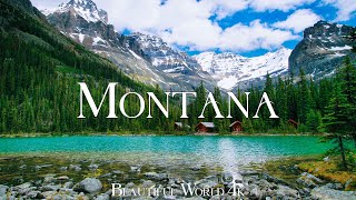 Montana 4K  Scenic Relaxation Film With Relaxing Piano Music  4K Video UHD [upl. by Darrell838]