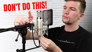 HOW TO Setup a Microphone For Home Studio Vocal Recording 2022 [upl. by Arihat]