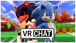 Movie Sonic Meets SonicEXE VR Chat [upl. by Nacnud131]