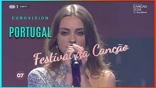 Festival da Canção FINAL Portugal 🇵🇹  Eurovision 2024  My top 12 [upl. by Hgielra]