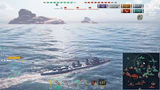 World of Warships  Orage in Mode Shuffle  convoy raiding [upl. by Anni583]