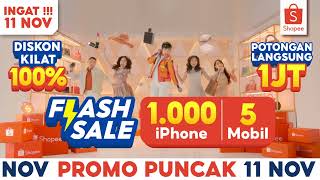 Ingat Promo Puncak 11 Nov Cek Shopee dulu Termurah di Shopee 1111 Big Sale [upl. by Oiled]