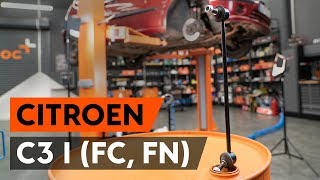 Hoe een vooraan stabilisatorstang vervangen op een CITROEN C3 1 FC FN AUTODOCTUTORIAL [upl. by Attennyl]