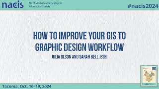 How to Improve Your GIS to Graphic Design Workflow  Julia Olson and Sarah Bell Esri [upl. by Harelda]