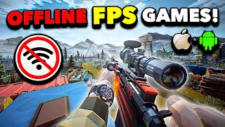 TOP 10 OFFLINE MOBILE FPS GAMES WORTH PLAYING IN 2024 [upl. by Haseena]