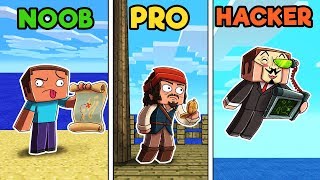 Minecraft  HIDDEN CLUES NOOB vs PRO vs HACKER [upl. by Kawasaki246]