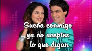 Sueña Conmigo  letra  Eiza Gonzalez quotclaraquot y Santiago Ramundo quotlucaquot [upl. by Islek847]