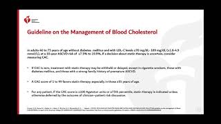 Cholesterol Treatment Guidelines and Clinical Applications in ACS Patients [upl. by Anig]