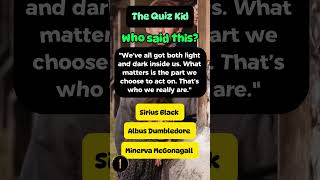 Who said this in Harry Potter harrypotter quiz viral shorts [upl. by Hpotsirhc403]