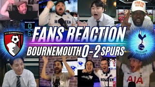 SPURS FANS REACTION TO 20 WIN AGAINST BOURNEMOUTH [upl. by Yr]