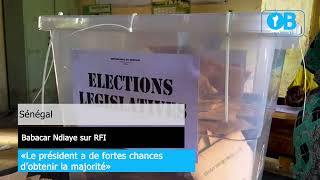 Législatives au Sénégal Babacar Ndiaye sur RFI [upl. by Ssej]