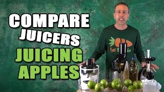 3 Juicers Compared Juicing Apples [upl. by Alcina588]