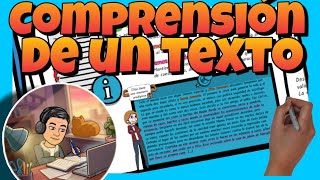 📚 COMPRENSIÓN de un TEXTO [upl. by Sedrul]