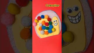 Easy Caterpillar craft New Creative Craft ideas caterpillar trending art craft diy shorts [upl. by Lippold]