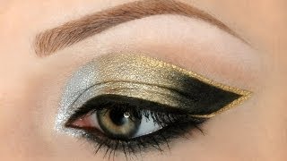 Visagisten Ausbildung  Metallic Ombre Make Up Tutorial [upl. by Nekal]