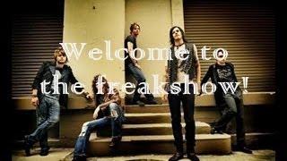 Hinder  Freakshow lyrics on screen [upl. by Annayak972]