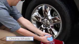 Wheel Cleaning  How to clean aluminum and chrome plated wheels on all FCA vehicles [upl. by Clementas]