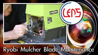 Ryobi Mulcher Blade Maintenance [upl. by Nam]