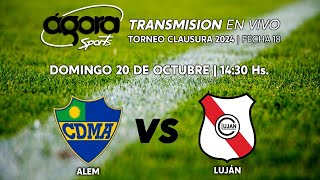 Leandro N Alem VS Club Lujan  Primera C  Fecha 18  CLAUSURA [upl. by Arette854]