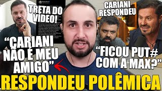 RODRIGO GOES RESPONDE CARIANI APÓS SER DETONADO POR ELE NO FLOW  CARIANI DETALHA AFASTAMENTO DA MAX [upl. by Ellemac]